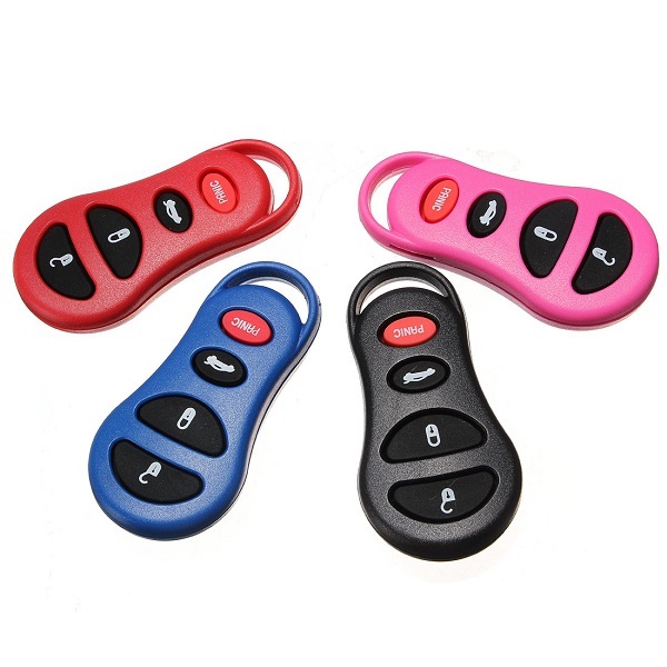 

4 Button Remote Keyless Key Fob Shell Case for Dodge
